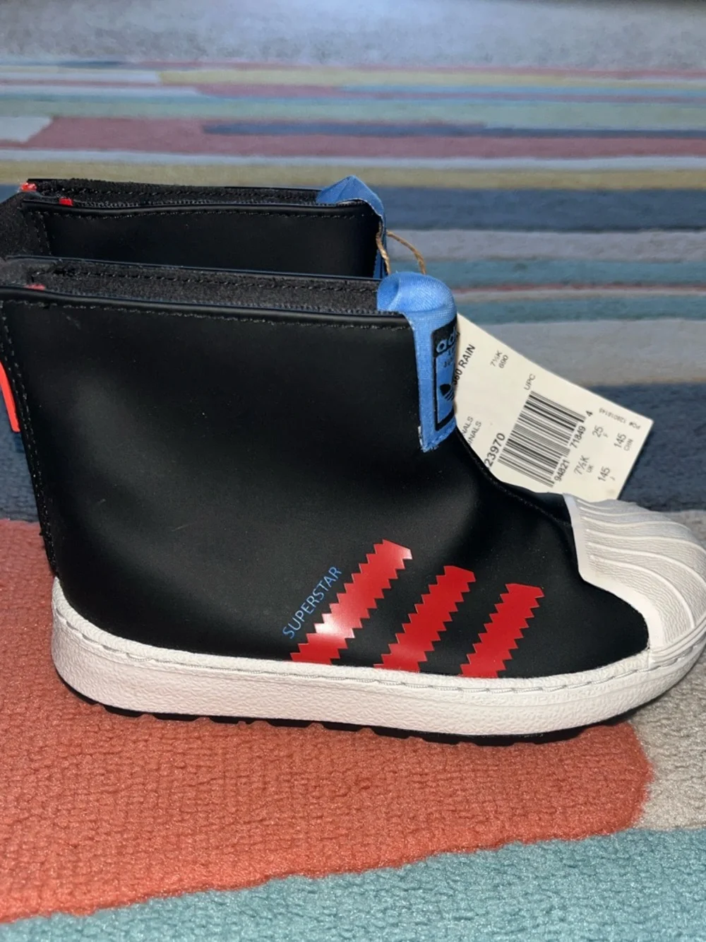 Adidas Superstar 360 Rain boots toddler 8
